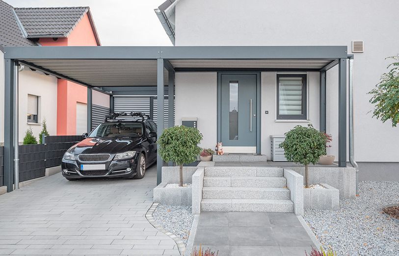 Haus mit Carport